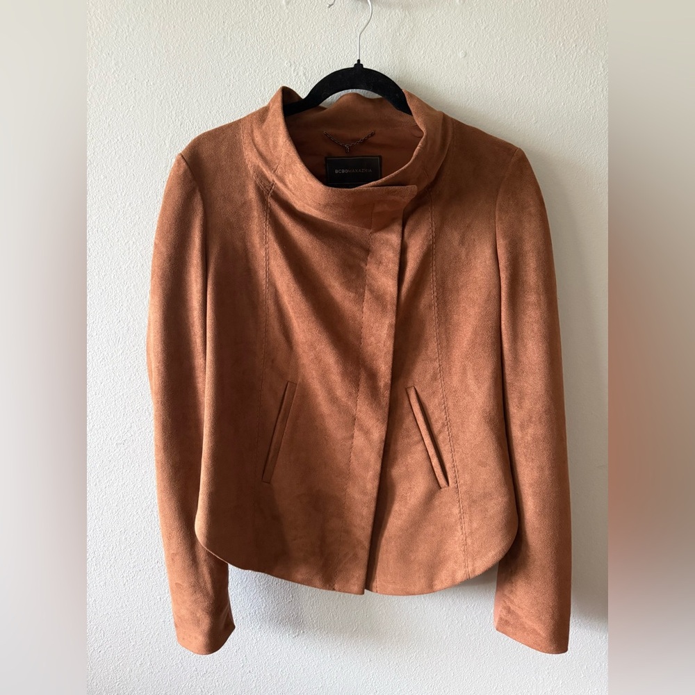 BCBGMaxAzria Suede High-low Jacket